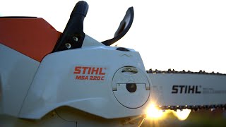 STIHL MSA220C chainsaw review [upl. by Jervis]