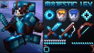 Pack showcase  Majestic 16x  MCPE PvP Pack [upl. by Redneval]