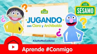 Sésamo Juega quotMe preguntoquot con Clara y Archibaldo  Aprende Conmigo [upl. by Anyzratak]