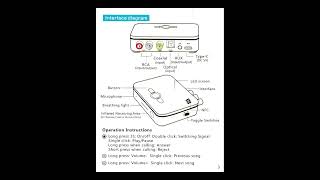 M8 NFC multi function Bluetooth adapter manual [upl. by Kalinda]