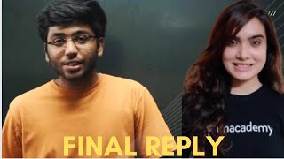 Shobhit nirwan Final Reply to Shipra Mishra [upl. by Anelej409]