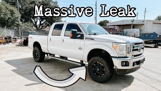 How to Replace the Upper Oil Pan and Rear Main Seal on a Ford 67 PowerStroke stepbystep [upl. by Emyaj]