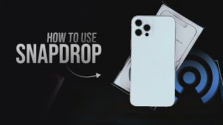 How to Snapdrop iPhone to PC tutorial [upl. by Heisser]