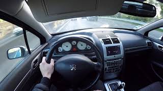 Peugeot 407 20 HDi 2008  POV Drive [upl. by Nyrok]