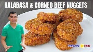 Kalabasa and Corned Beef Nuggets  Homemade Nuggets [upl. by Margreta]