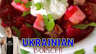 borscht soup vegetarian with beans [upl. by Adlev193]