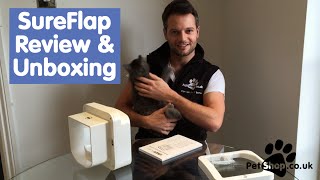 Review amp Unboxing of SureFlap Microchip Cat Flap [upl. by Rawdon]