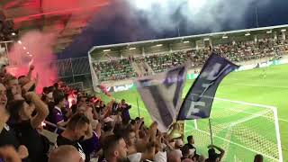 Paks  Újpest FC szurkolás [upl. by Rochette39]