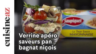 Verrine apéro saveurs pan bagnat niçois [upl. by Malloch]