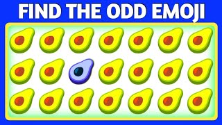 Find The Odd One Out  Different Emoji  Find The Odd Emoji  Easy Medium Hard  Part 16 [upl. by Llenrag]