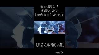 pov HISUNKO reps the water elemental on my slugterra elemental rap viralvideo fyp [upl. by Yeca]