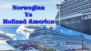 Norwegian Cruise vs Holland America  A comparison [upl. by Gilli820]