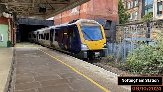 Trains at Nottingham Station 09102024 [upl. by Vincents55]