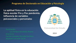 DEFENSA DE TESIS DOCTORAL [upl. by Nixon]