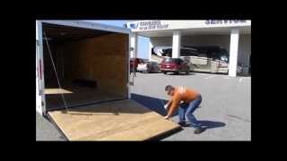 Enclosed Car Trailer with Escape Door [upl. by Modestia]