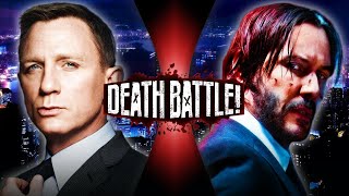 James Bond VS John Wick  DEATH BATTLE [upl. by Sheldon]