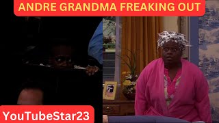 Andre grandma freaking out for 7 minutes straight on Victorious [upl. by Acinehs]