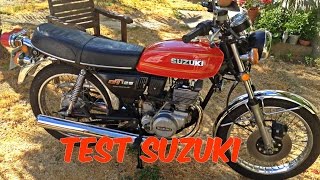 Test Suzuki GT 125 1978 [upl. by Naivat]