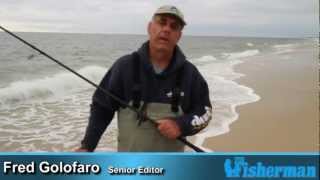 Surfcasting Tips  Working A Sandy Beach [upl. by Melise926]