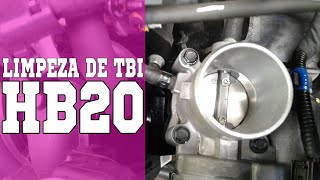 COMO FAZER LIMPEZA DE TBI HB20 ANO 2017 [upl. by Henni806]