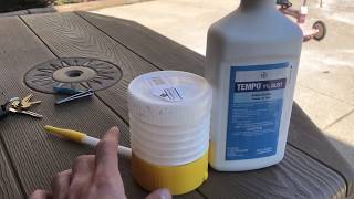 Tempo Dust 1 How To Get Rid Of Yellow Jackets Wasps And More In Vinyl siding for ground hives [upl. by Goober]