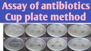 Microbiological Assay of AntibioticsCylinder plate Cup plate jitendrapatel assayofantibiotics [upl. by Etteniuqna]