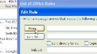 Microsoft Outlook 2007  Setting your Out of Office [upl. by Eidoc]