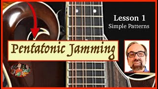 Pentatonic Jamming On Mandolin–Lesson 1 [upl. by Nalorac663]