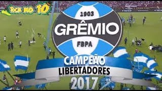 Grêmio Campeão da Libertadores 2017  Últimos Momentos do jogo e Entrega da Taca [upl. by Jeraldine637]