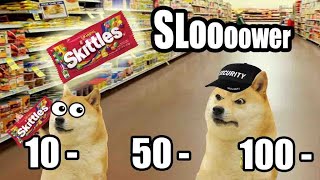 Skittles meme Doge SlowerMeme Mentom [upl. by Adnyc]