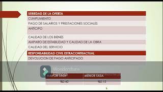 PRECIOS Y TASAS EN POLIZA DE CUMPLIMIENTO CON ENTIDADES ESTATALES [upl. by Harod]