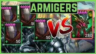 ARMIGERS TEAM SPIDER 20  4 UNCOMMONS TEAM  RAID SHADOW LEGENDS [upl. by Neeluqcaj]