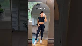 all black gym fits 🖤✨ gymoutfits cardioday gymootd [upl. by Oribel270]