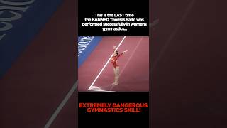 🚫⚠️ The Last time this BANNED Gymnastics Skill was performed gymnastics dangerous gymnast [upl. by Deroo]