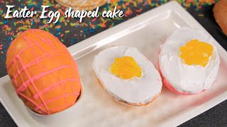 Easter Egg Shaped Cake  Easter Cake Decoration  Festive Special Recipe  Vandita Kitchen [upl. by Pelson]