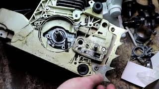 Stihl MS290 Chainsaw Part 11 chain oiling system explanation and repair [upl. by Eiboj101]