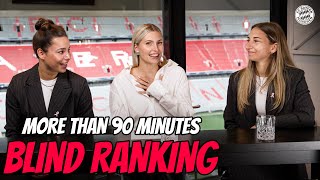 More than 90 Minutes  Blind Ranking mit Lena Gercke Kathi Naschenweng und Lena Oberdorf [upl. by Adraynek]