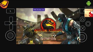 Mortal Kombat 9 on Vita3K Android Mobile Build Gameplay  Snapdragon 8 Gen1 Z Fold 4 [upl. by Arelus252]