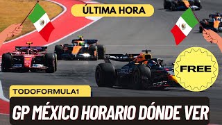 F1 HOY Horarios y donde ver la F1 GRATIS [upl. by Lauder]