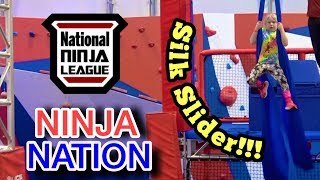 when she Runs a NNL Course Qualifier at Ninja Nation with the SILK SLIDER TieDye Ninja [upl. by Garreth]