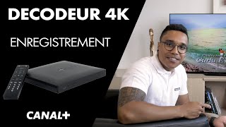 DECODEUR 4KUHD  comment utiliser la fonction enregistrement [upl. by Illak]