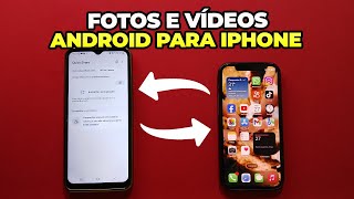 como passar FOTOS e VÍDEOS do Android para o Iphone [upl. by Yoong]