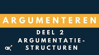 Argumenteren argumentatiestructuren 24 [upl. by Sigfried]