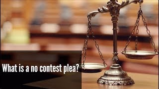 What is a no contest plea [upl. by Tennos]