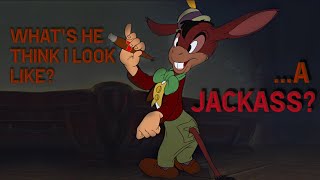 Pinocchio 1940  Donkey Transformation 4K [upl. by Hun261]