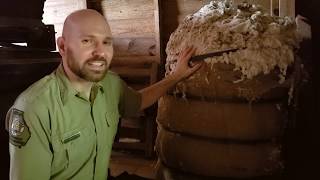 Jarrell Plantation  Steam Powered Cotton Gin [upl. by Odille163]