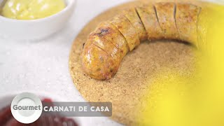 Reteta  Carnati de casa cu slanina afumata  Bucataras TV [upl. by Robillard]