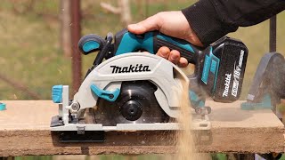 Makita DHS680 165mm circular saw 18V brushless LXT work demo [upl. by Neelie]