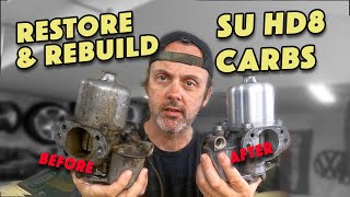 SU HD8 Carburettor  Rebuild amp Restoration [upl. by Junia235]