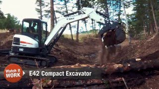 Watch It Work Bobcat E42 Compact Excavator [upl. by Rosetta659]